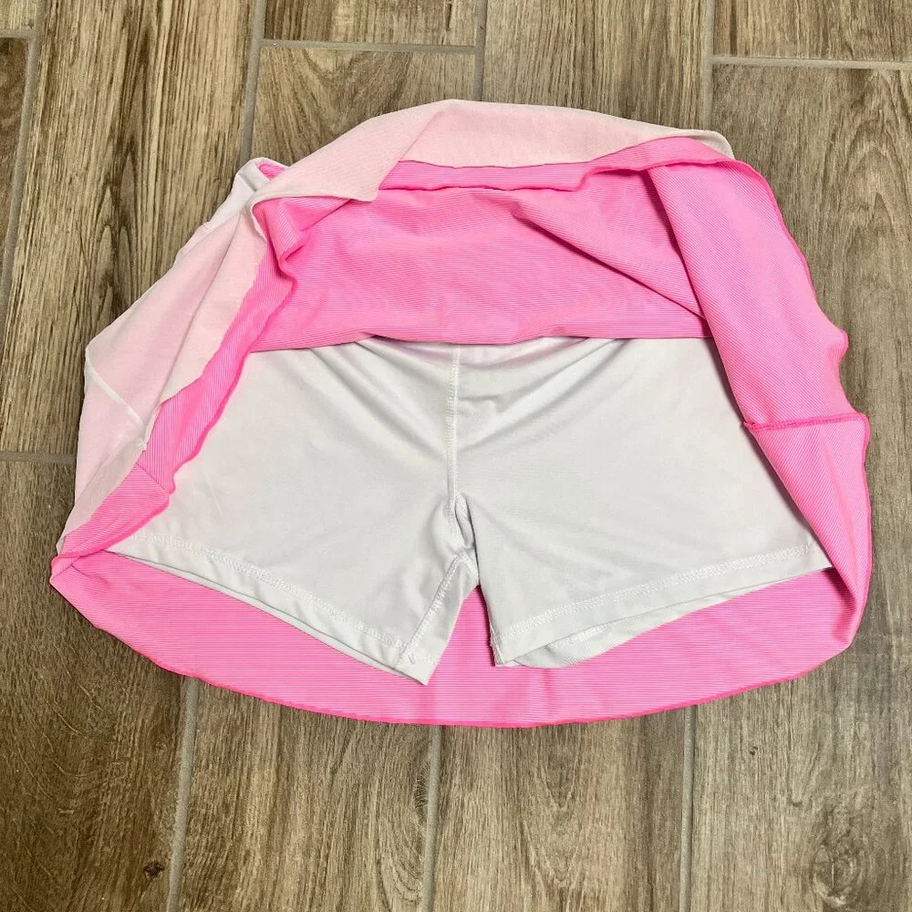 Kyodan | White & Pink Sporty Skort - Picture 2 of 6
